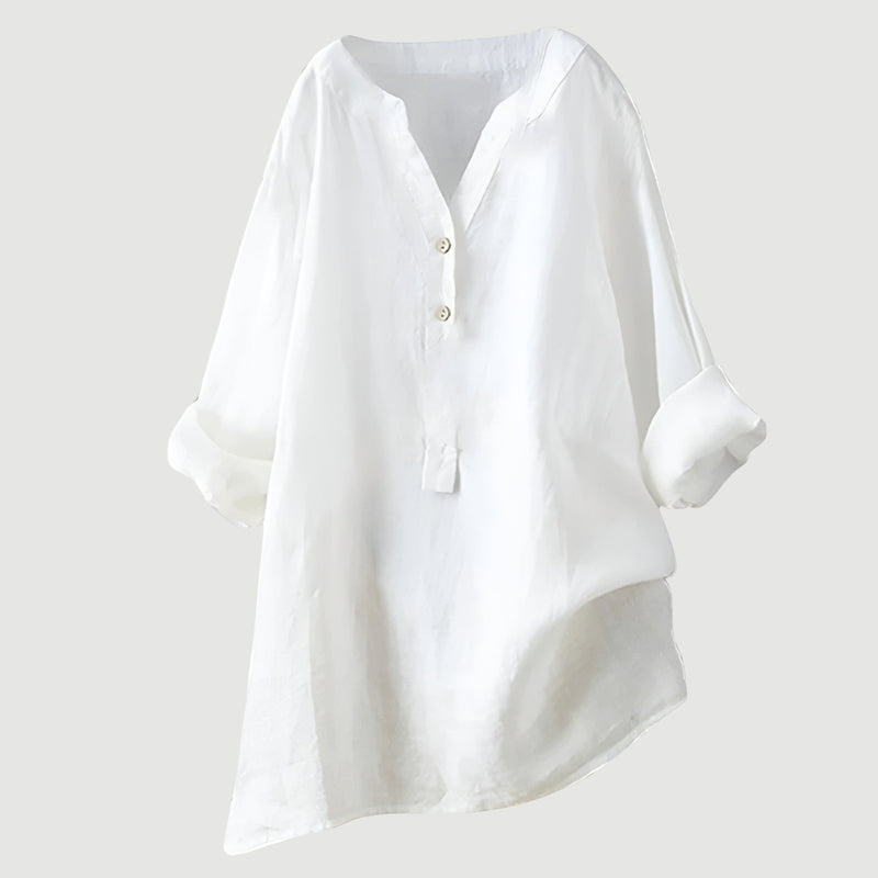 Johanne – Elegant blus med knappar