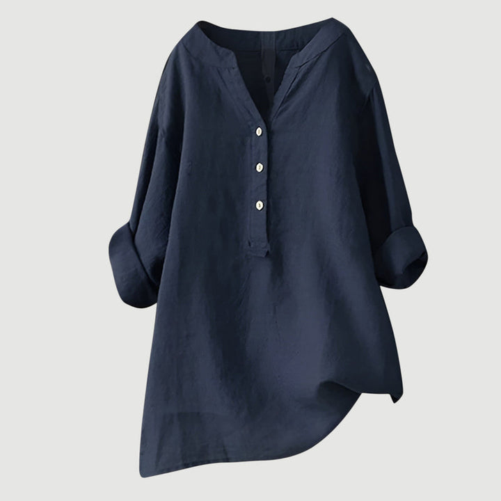 Johanne – Elegant blus med knappar