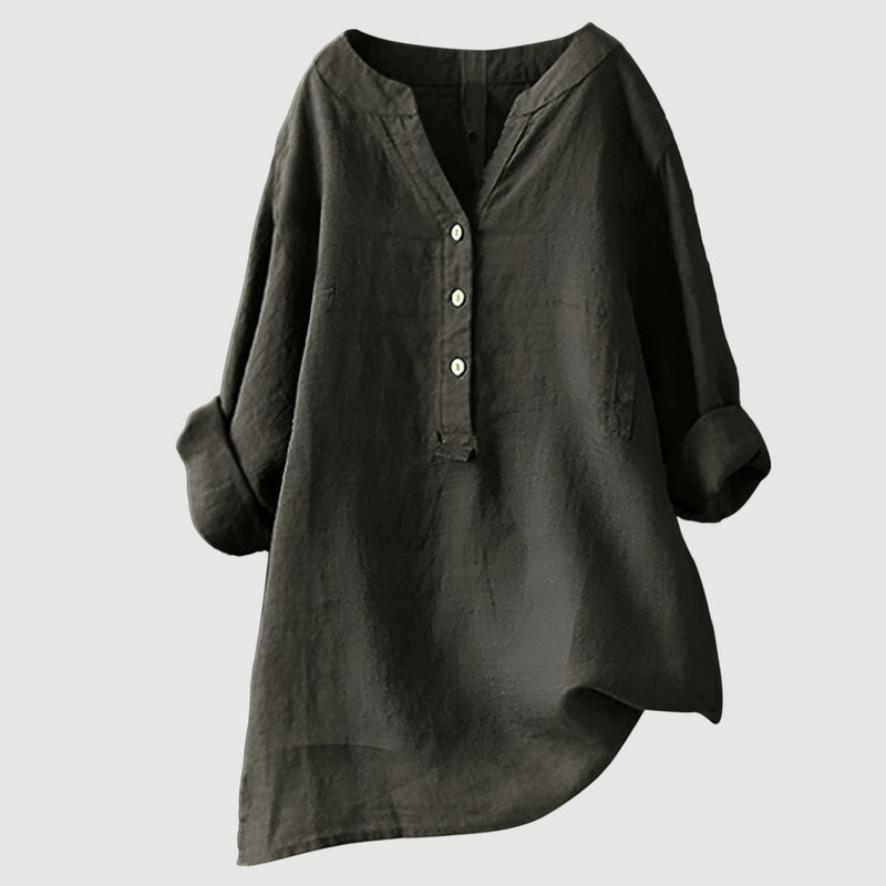 Johanne – Elegant blus med knappar