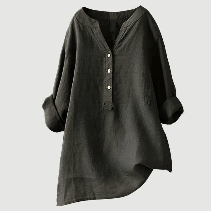 Johanne – Elegant blus med knappar