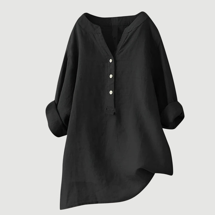 Johanne – Elegant blus med knappar