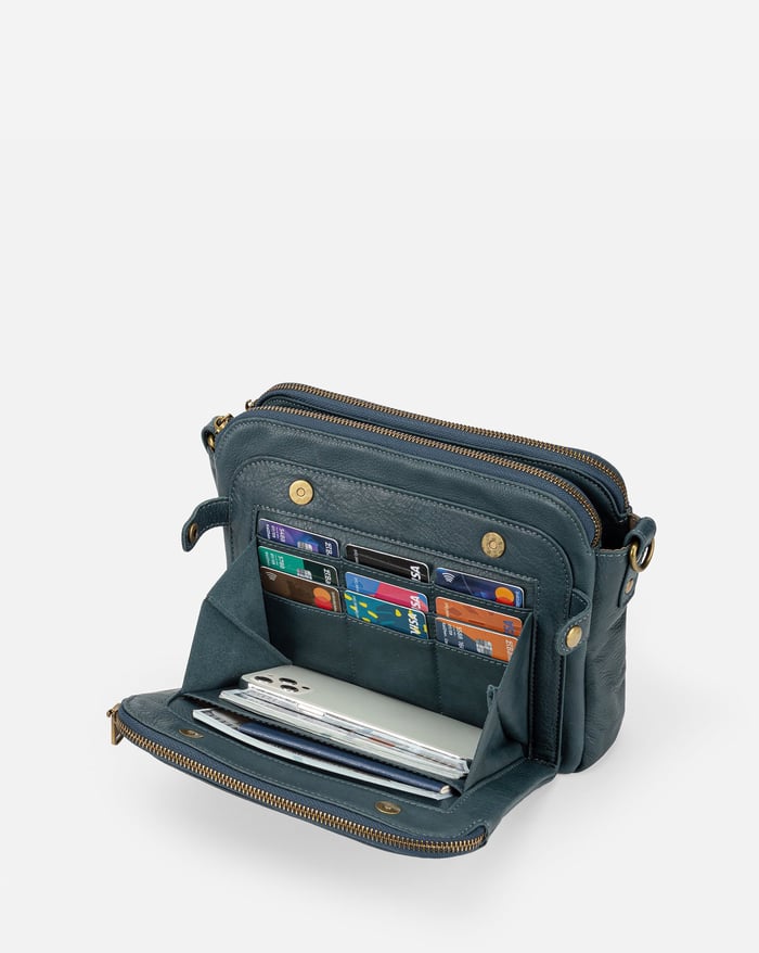 Jovie - Snygg tre-lagers crossbody-väska