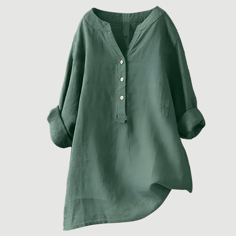 Johanne – Elegant blus med knappar