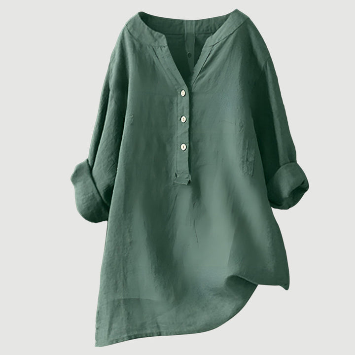 Johanne – Elegant blus med knappar