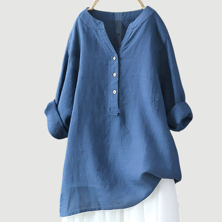 Johanne – Elegant blus med knappar