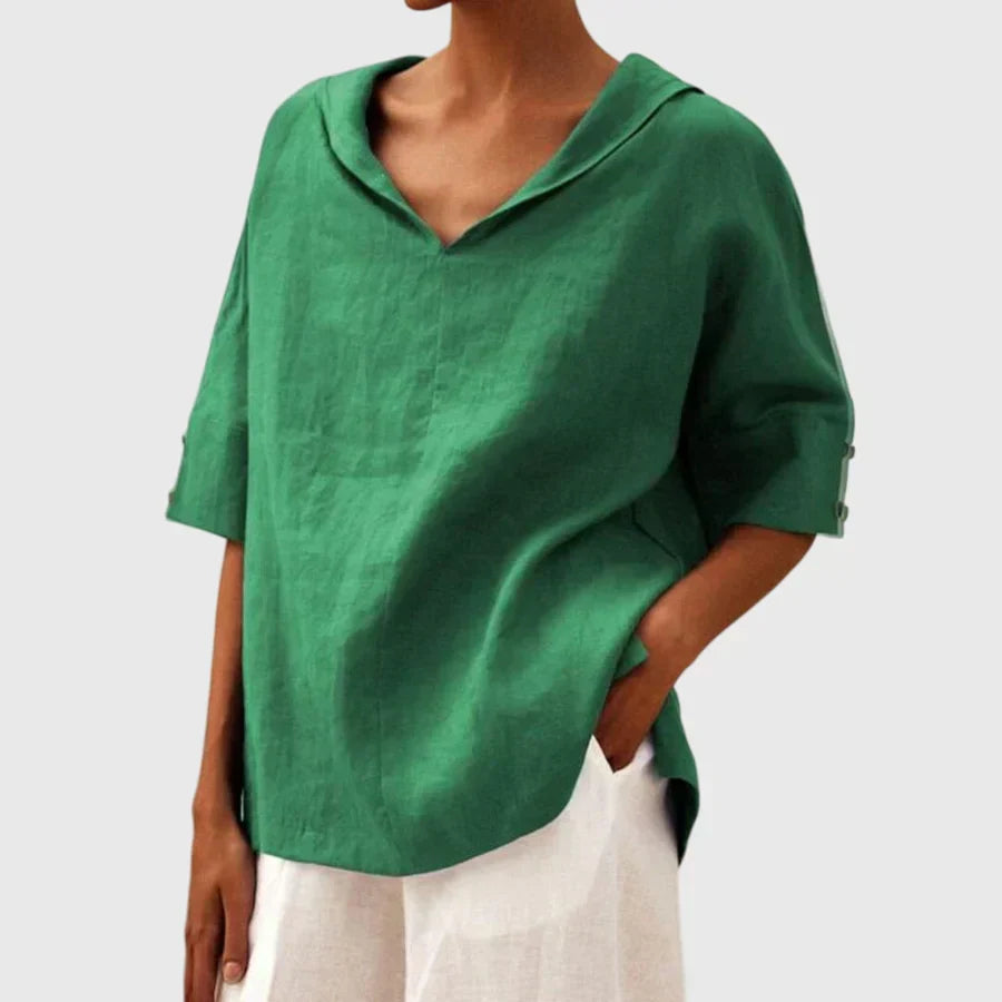 Joanna™ | Casual Löst Sittande Blus