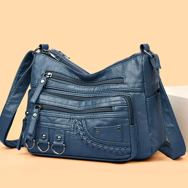 Lilith - Tidlös Multi-Lager Crossbody Väska