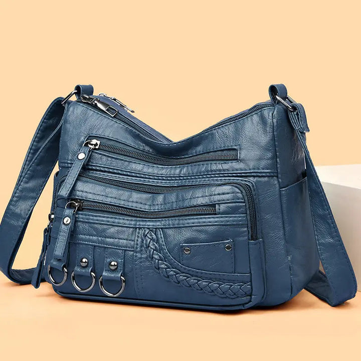Lilith - Tidlös Multi-Lager Crossbody Väska