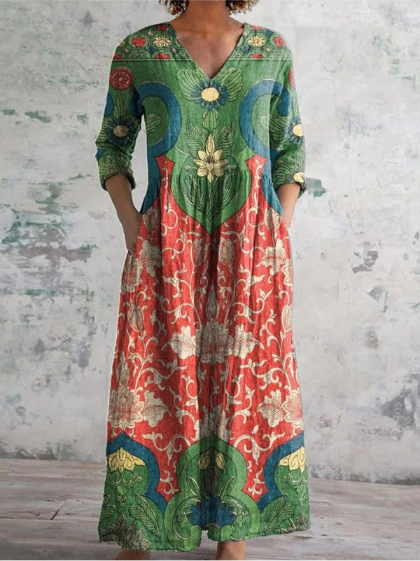 Arora | Vintage Blomsterklänning