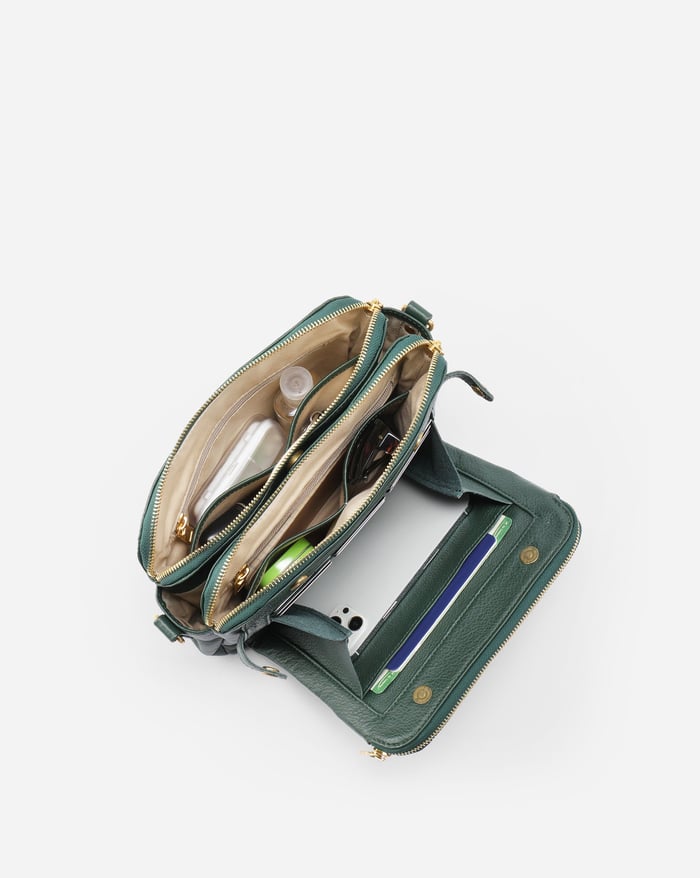 Jovie - Snygg tre-lagers crossbody-väska