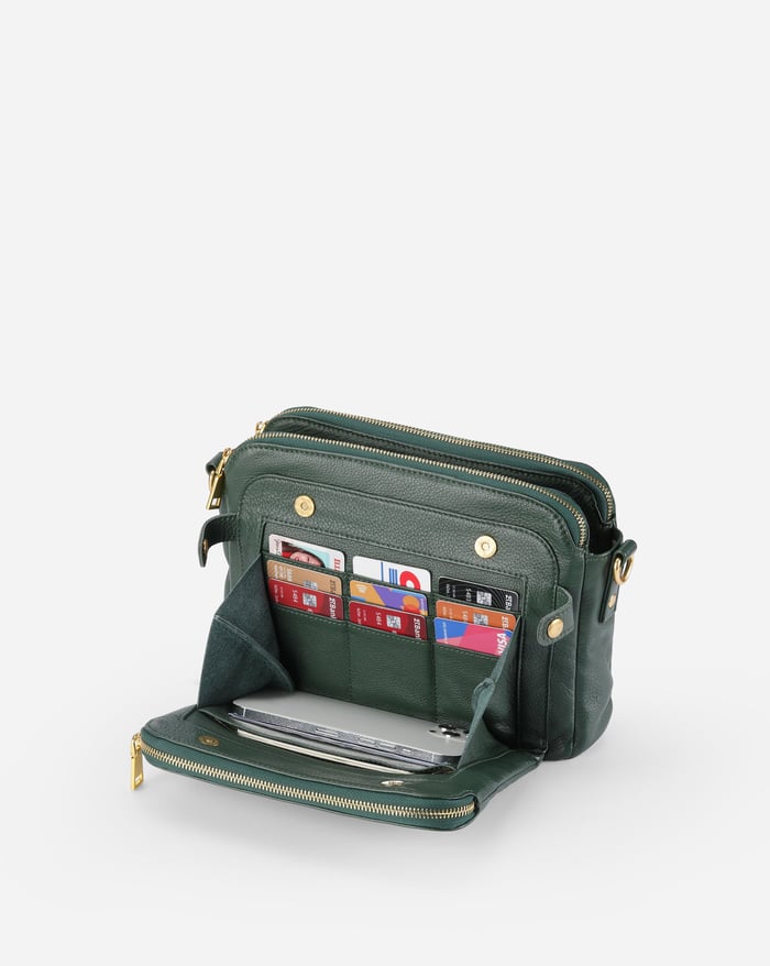 Jovie - Snygg tre-lagers crossbody-väska