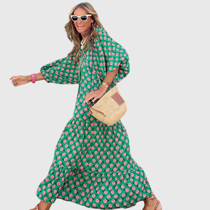 Sarah™ – Boho Maxiklänning