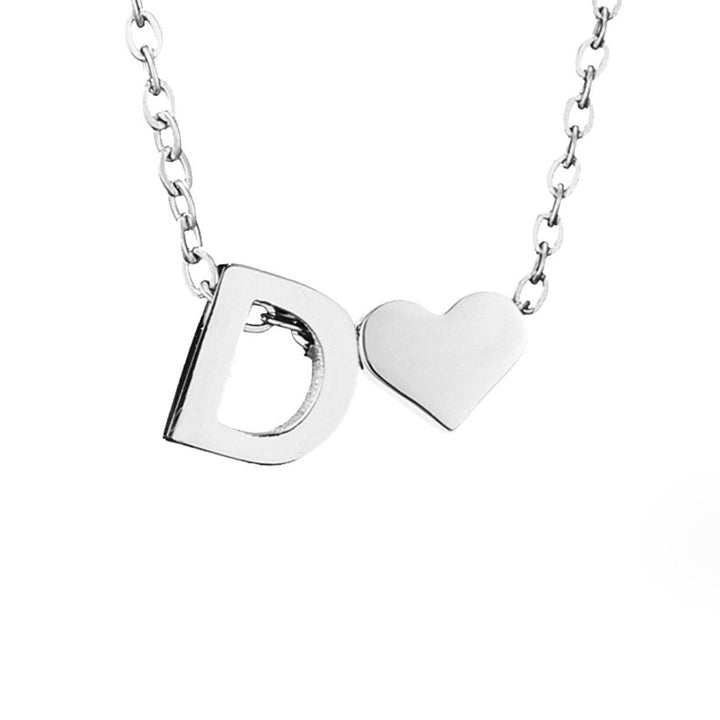 YAHNA | BREV INITIAL SILVER HÄNGSmycke