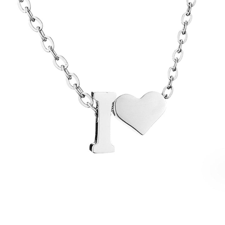 YAHNA | BREV INITIAL SILVER HÄNGSmycke