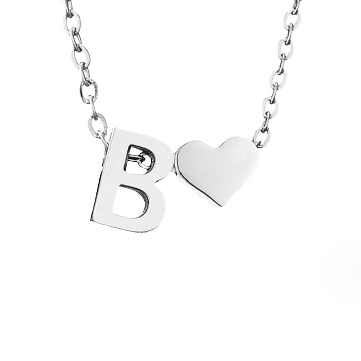 YAHNA | BREV INITIAL SILVER HÄNGSmycke