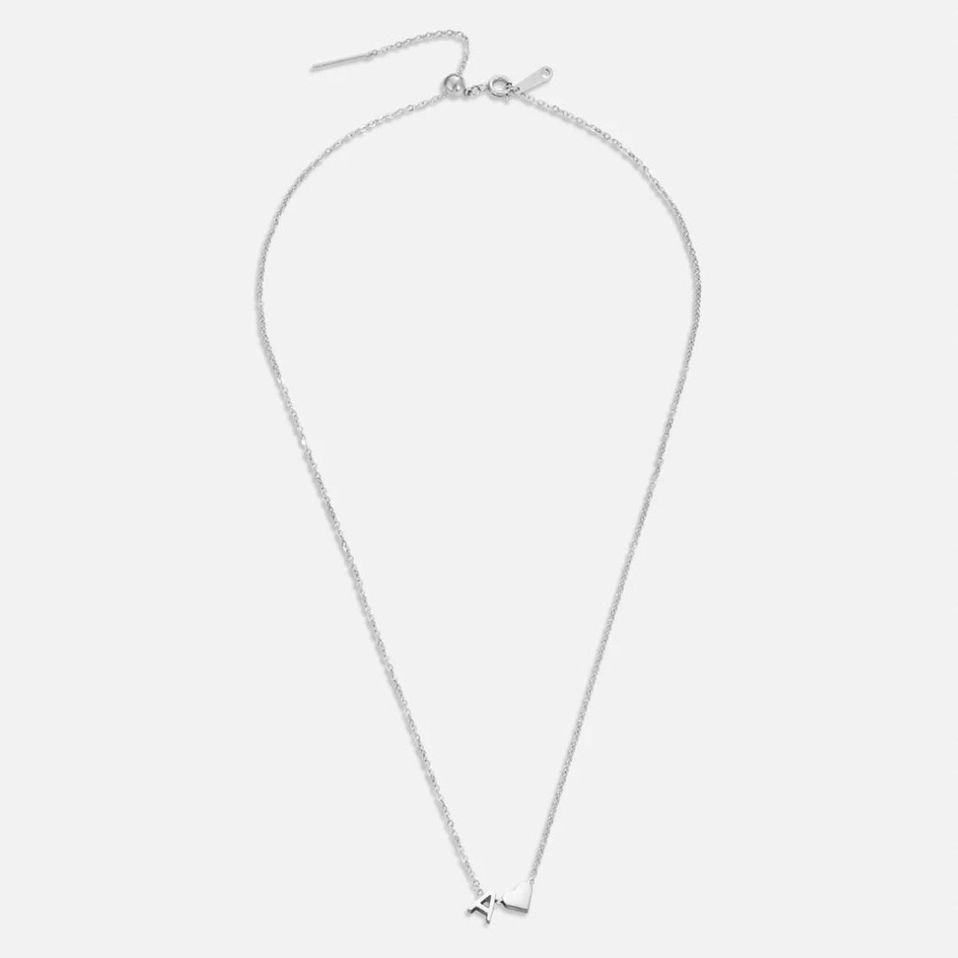 YAHNA | BREV INITIAL SILVER HÄNGSmycke