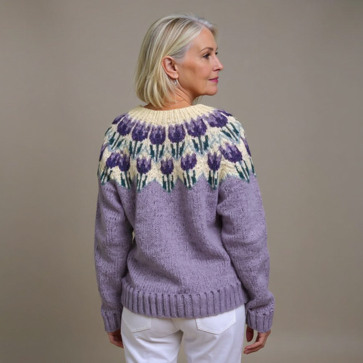 Josephine | Vintage stickade kofta