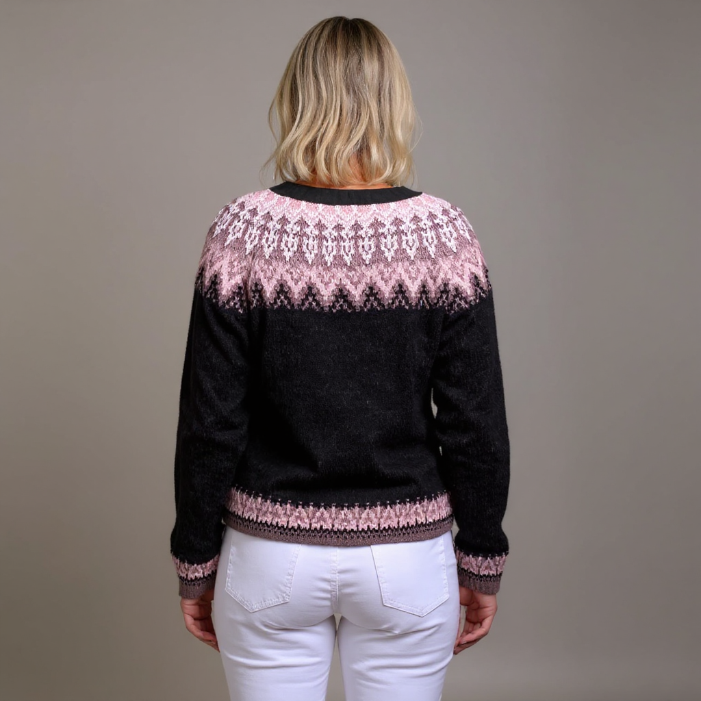 Lydia | Vintage stickade kofta
