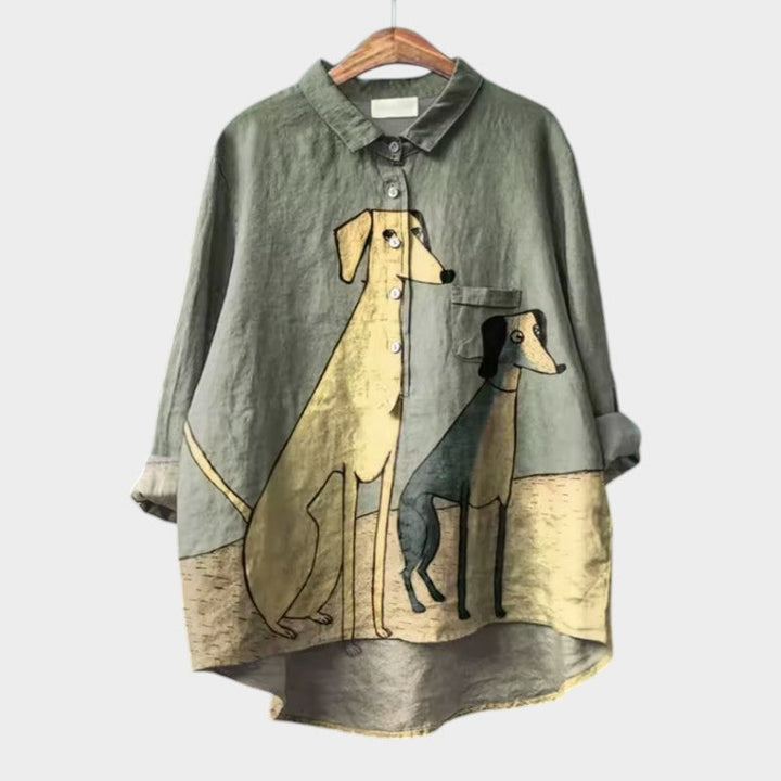 Constance | Elegant Linne Sommarblus
