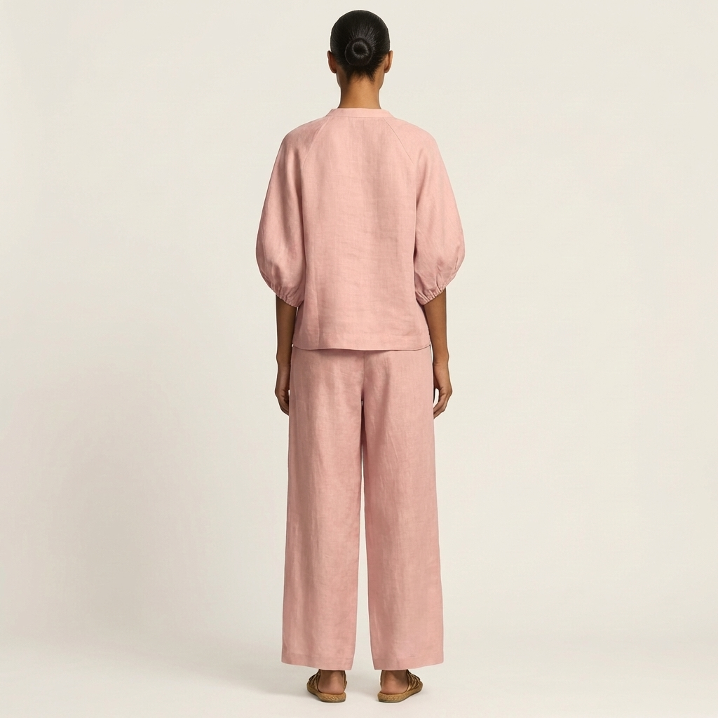 Marlowe | Set med Puffärm och Blixtlås Fram