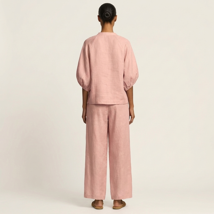 Marlowe | Set med Puffärm och Blixtlås Fram