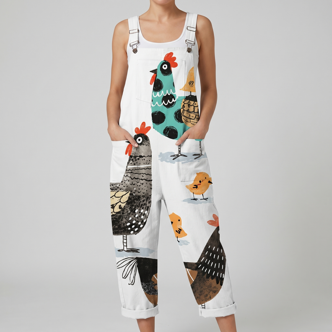 Clucker™ | Folkkonst Höna Overall