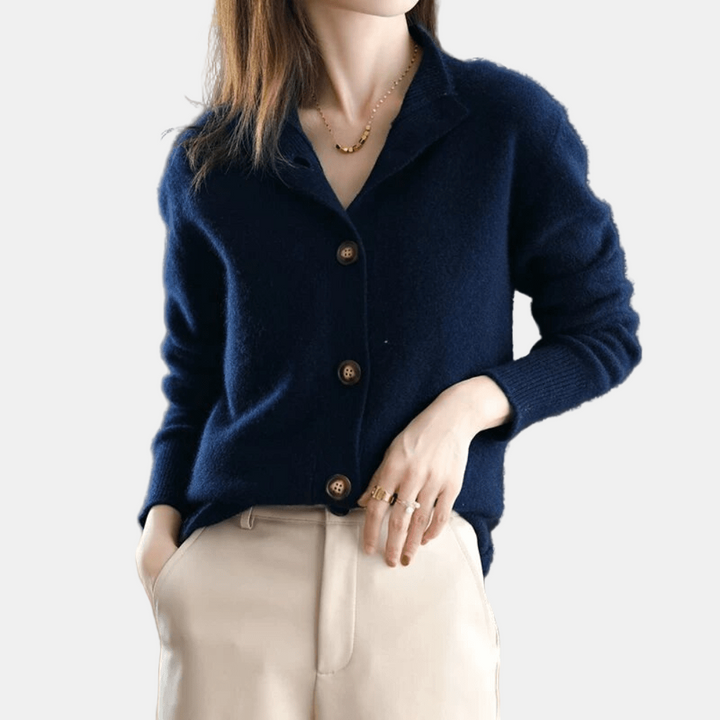 Fioranne | Lyxig Stickad Kofta