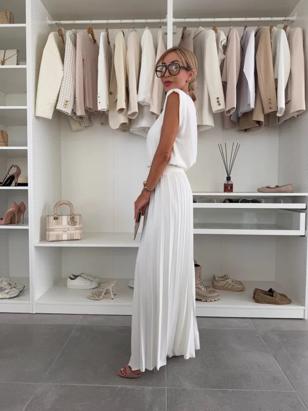 Marian - Elegant Plisserad Set