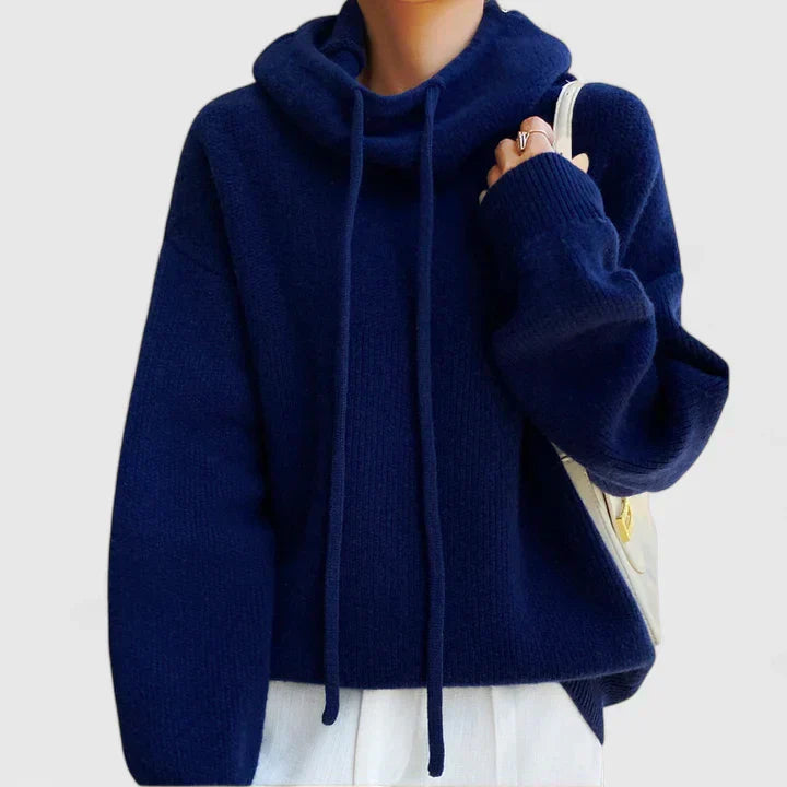Seren | Mysig Stickad Hoodie